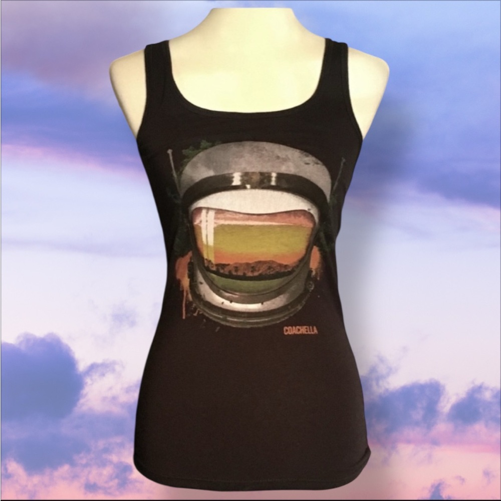 COACHELLA 2015 CONCERT FESTIVAL TANK TOP T SHIRT Small DRAKE AC/DC The Weeknd